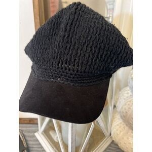 ARMANI EXCHANGE Women's Black Knit Cap Hat